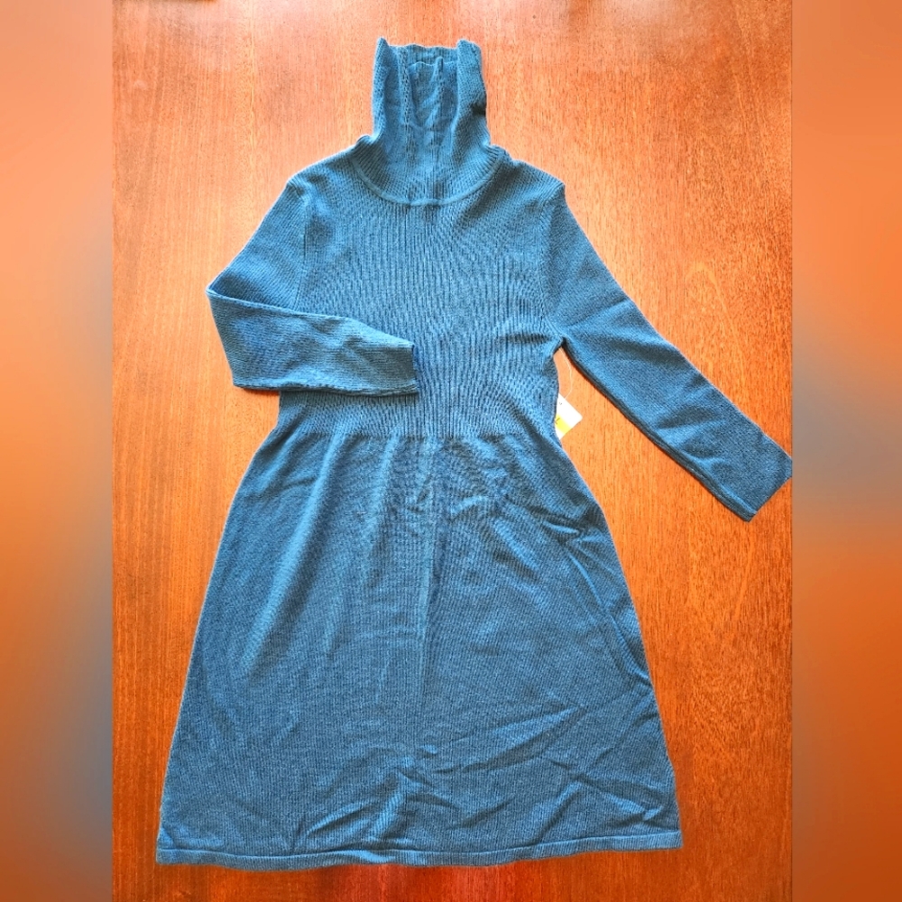 Turtleneck Sweater Dress